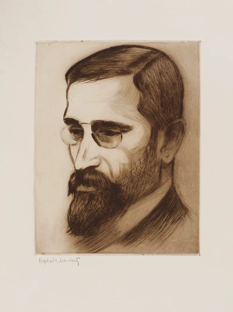 Portrait De Louis Vauxcelles Wall Art by Raphael Schwartz - High-Resolution Digital Print