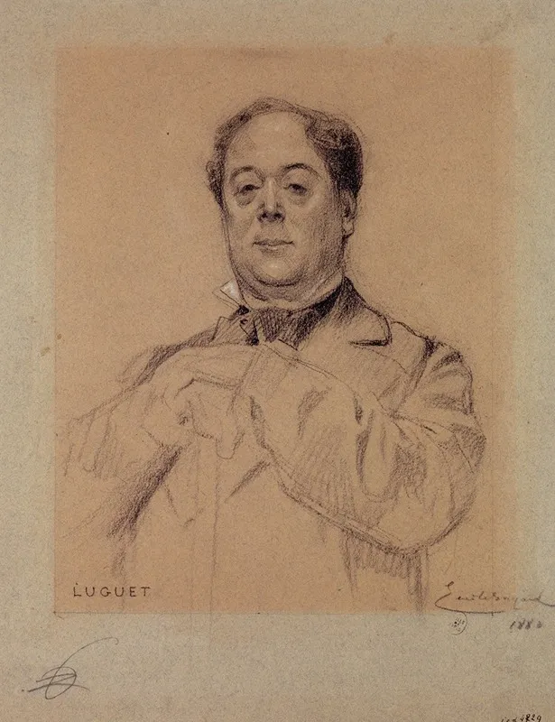 Portrait De Luguet Acteur Du Palais Royal
