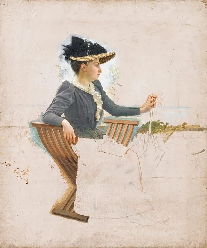 Portrait De Madame Bellanger