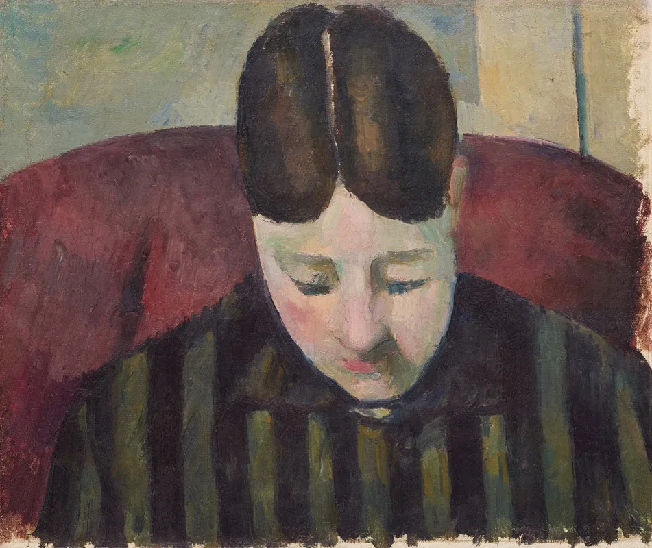 Portrait De Madame Cezanne