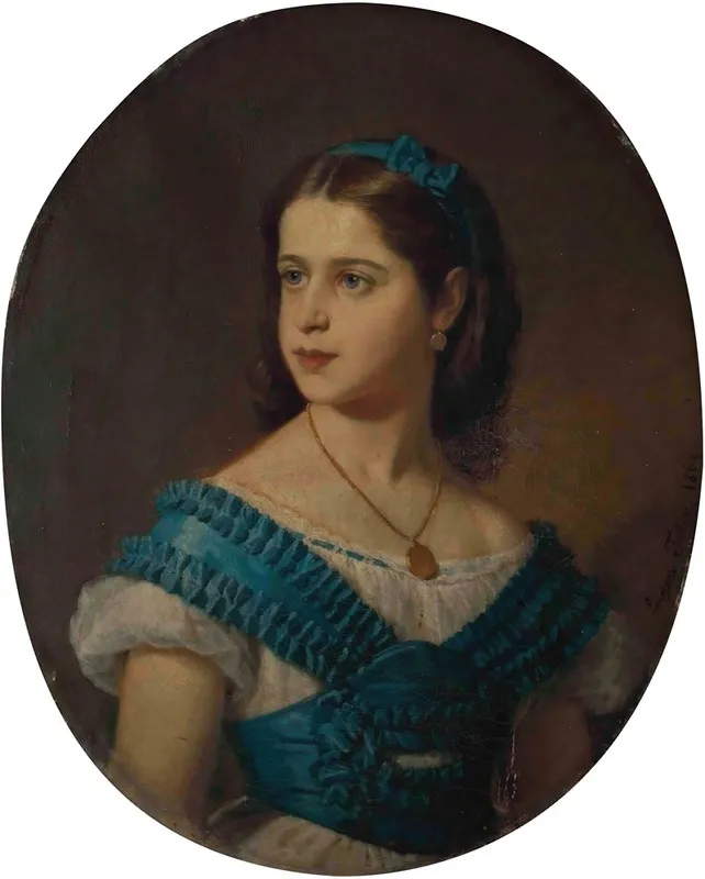 Portrait De Madame Leon Fould Nee Ephrussi