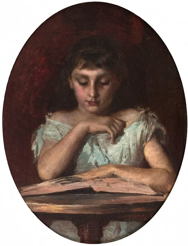 Portrait De Mademoiselle De Montfort Wall Art by Emile Renard - High-Resolution Digital Print