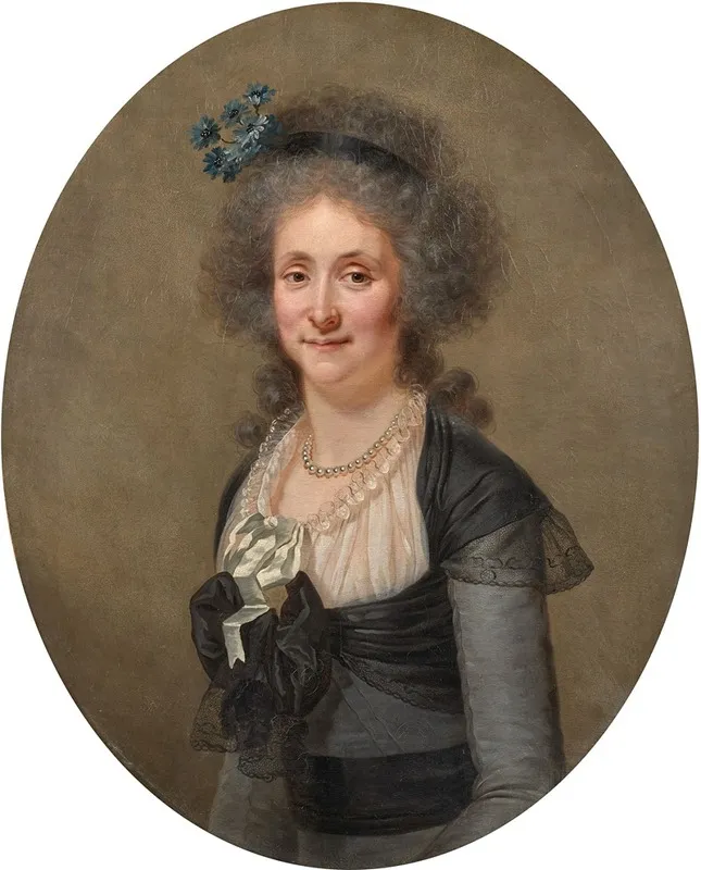 Portrait De Maria Antonia Galabert Y Casanova Comtesse De Cabarrus 1755 1827