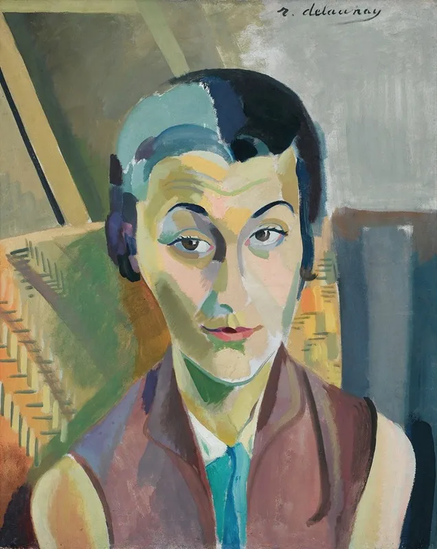 Portrait De Maria Lani Wall Art by Robert Delaunay - High-Resolution Digital Print
