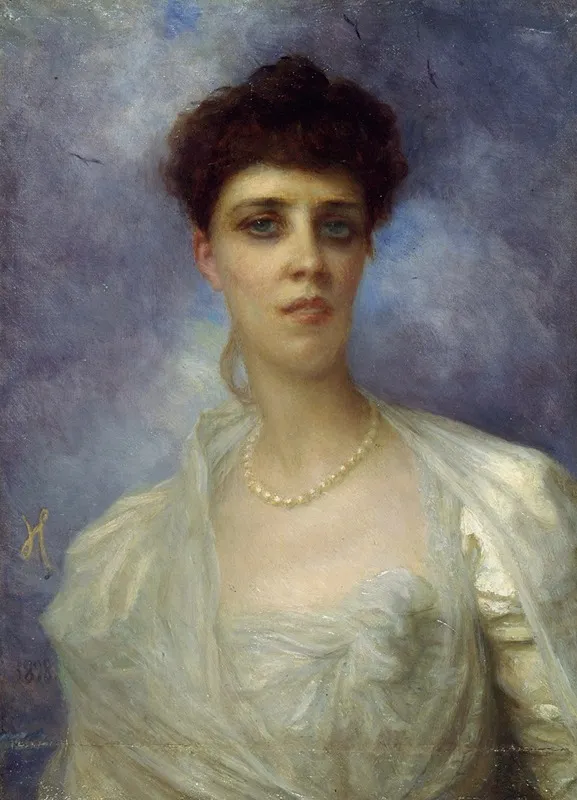 Portrait De Marie Therese De Segur Comtesse De Guerne