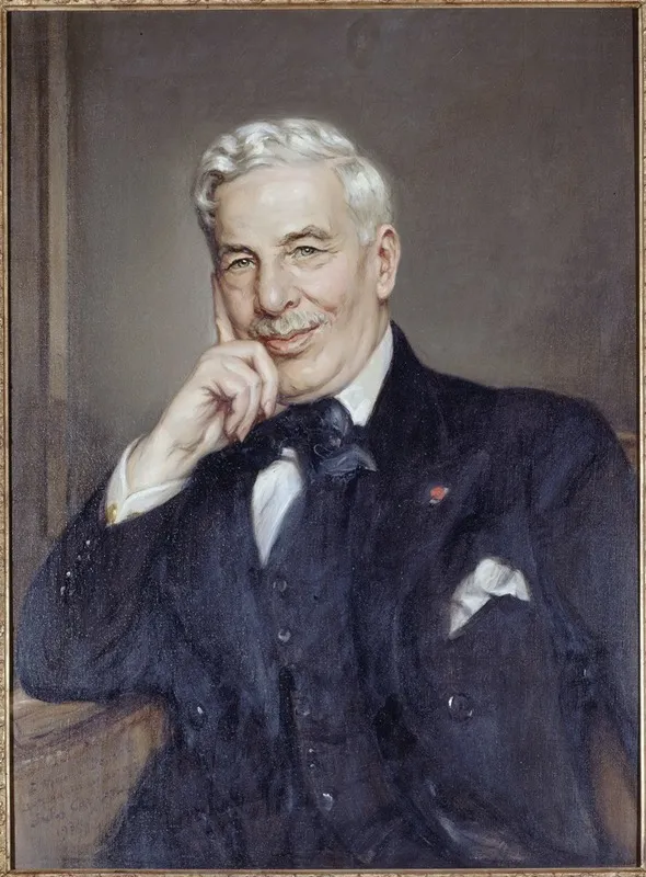 Portrait De Maurice Donnay 1859 1945 Ecrivain Wall Art by Jules Cayron - High-Resolution Digital Print