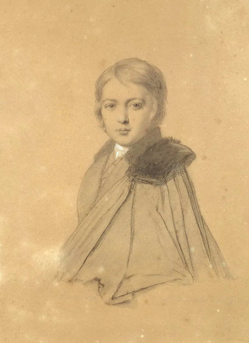 Portrait De Maurice Sand Enfant En Costume Dofficier