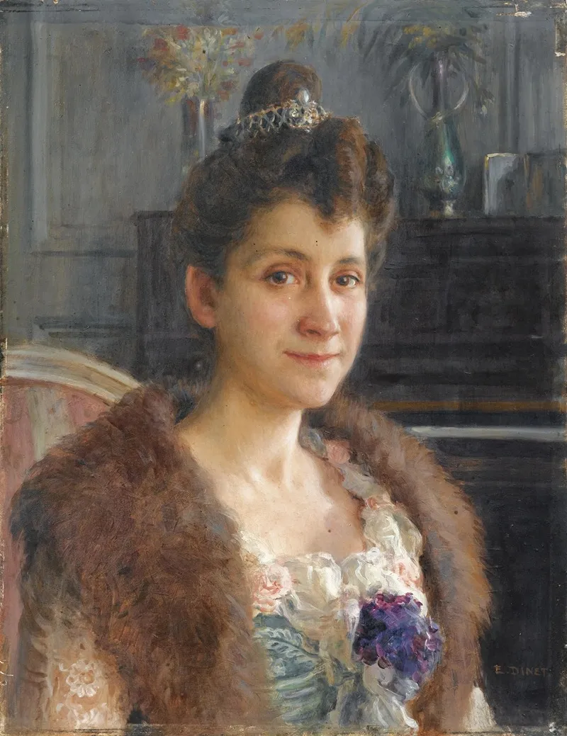 Portrait De Mme C Soeur De Lartiste