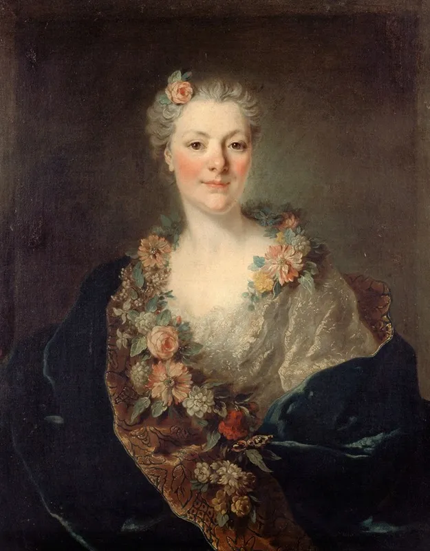 Portrait De Mme Doyen Nee De La Planche Belle Soeur Du Peintre Doyen