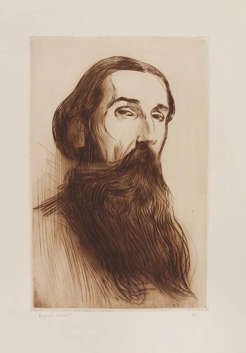 Portrait De Pascal Fortuny Wall Art by Raphael Schwartz - High-Resolution Digital Print