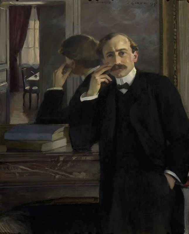 Portrait De Philippe Monnier 1864 1911