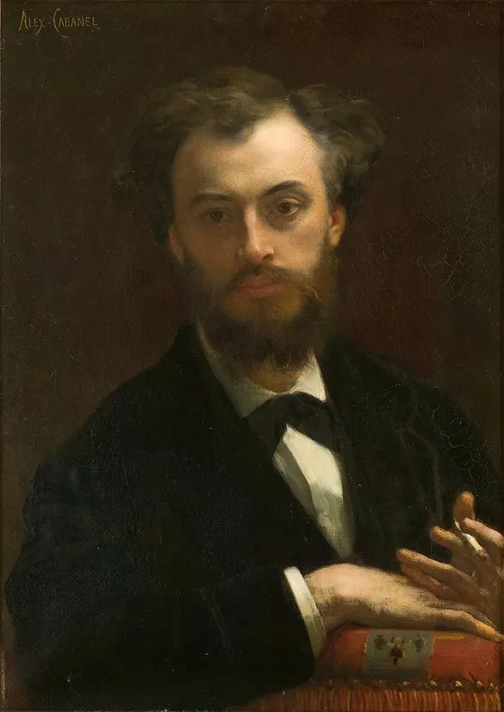 Portrait De Pierre Cabanel Wall Art by Alexandre Cabanel - High-Resolution Digital Print