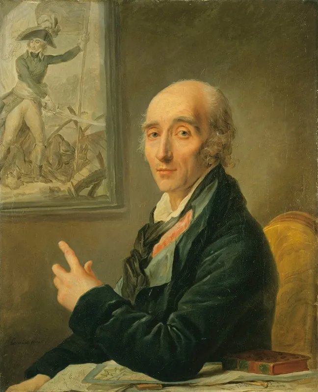 Portrait De Pierre Francois Charles Augereau 1757 1816 Marechal De France Duc De Castiglione Wall Art by Johann-Julius Heinsius - High-Resolution Digital Print