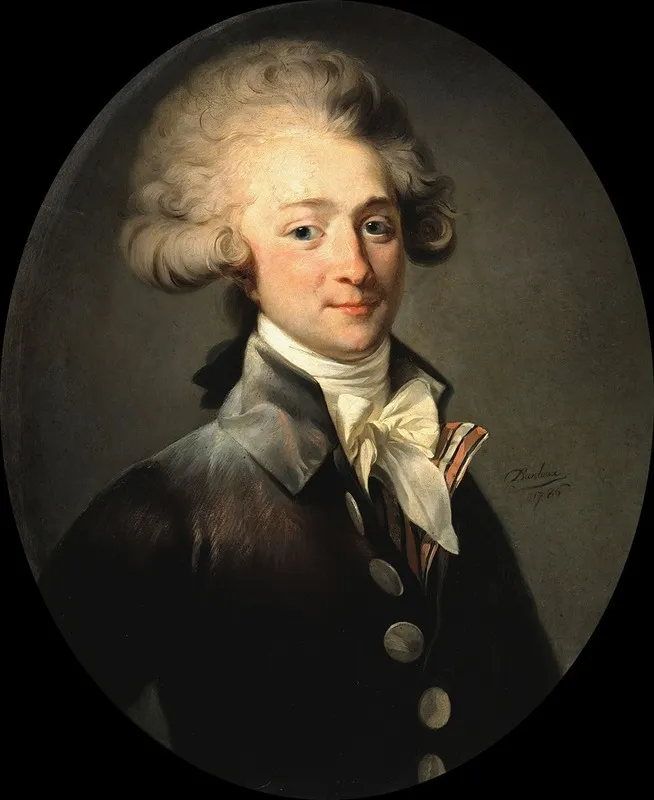 Portrait De Pierre Francois Jean Du Cluzel Marquis De Montpipeau