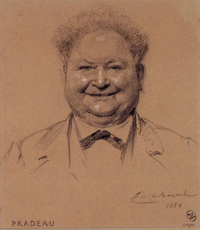 Portrait De Pradeau Acteur Du Palais Royal