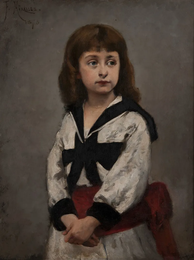 Portrait De Robert Cahen Danvers Wall Art by Francisco Miralles Galup - High-Resolution Digital Print