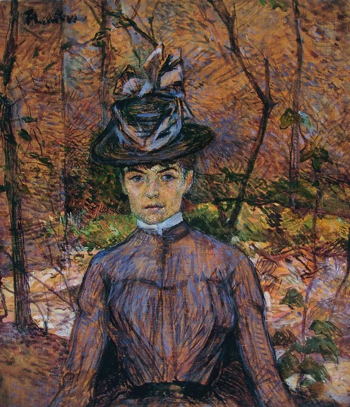 Portrait De Suzanne Valadon 2 Wall Art by Henri de Toulouse-Lautrec - High-Resolution Digital Print