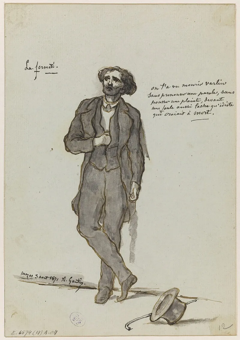 Portrait De Varlin A La Prison Mazas 12eme Arrondissement En 1871
