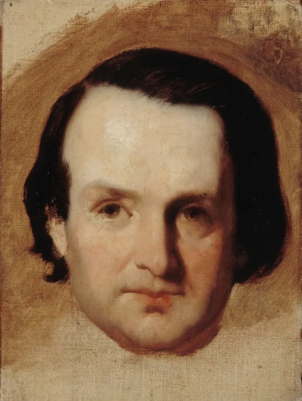Portrait De Victor Hugo 1802 1885 Ecrivain Wall Art by François Joseph Heim - High-Resolution Digital Print