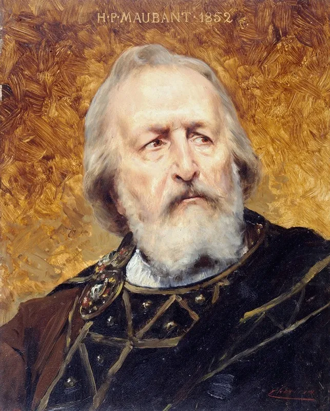 Portrait Dhenri Maubant 1821 1902 Societaire De La Comedie Francaise