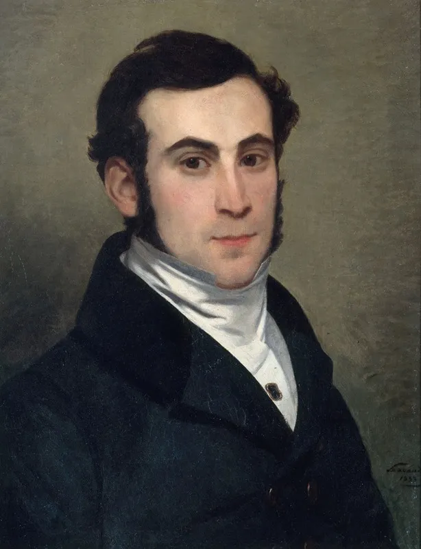 Portrait Dinconnu Presume Alexandre Auguste Ledru Rollin Wall Art by Alphonse Lavaudan - High-Resolution Digital Print