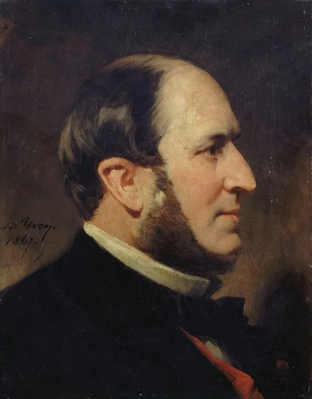 Portrait Du Baron Haussmann 1809 1891 Prefet De La Seine