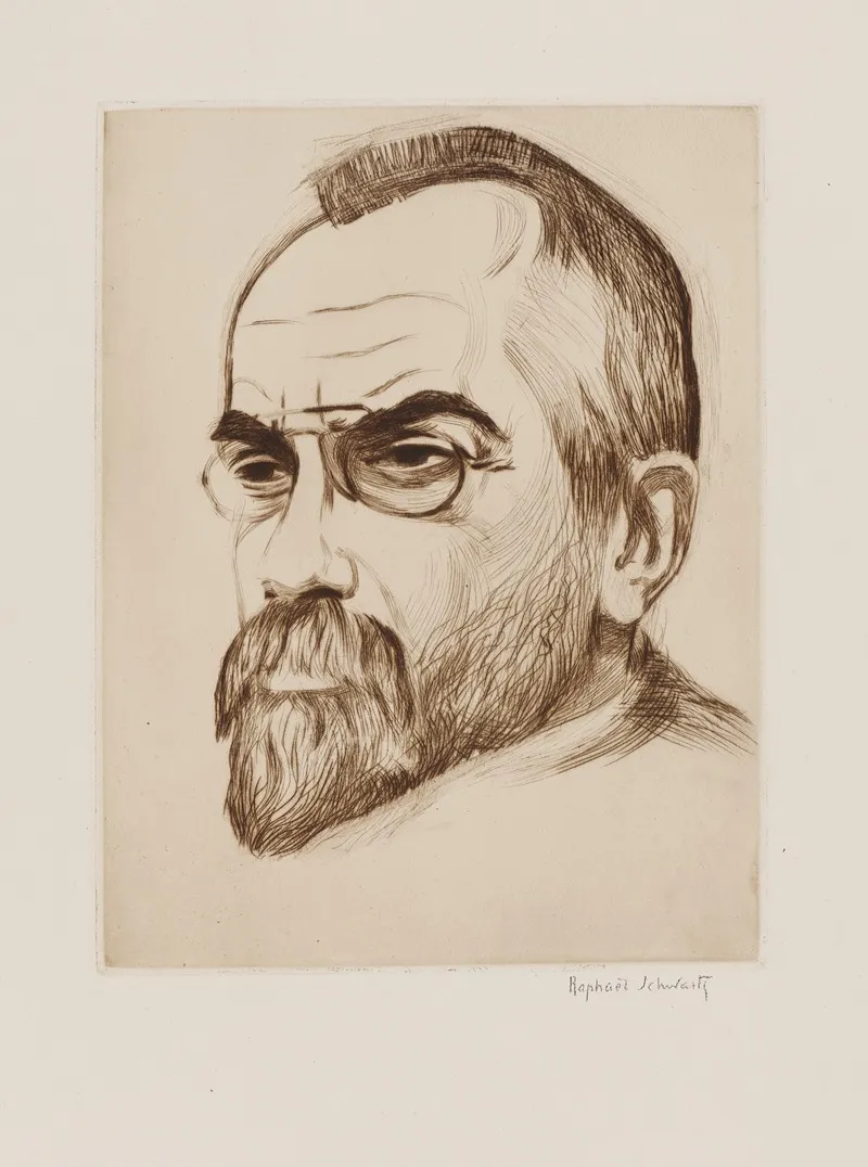 Portrait Du Compositeur Alfred Bruneau Wall Art by Raphael Schwartz - High-Resolution Digital Print