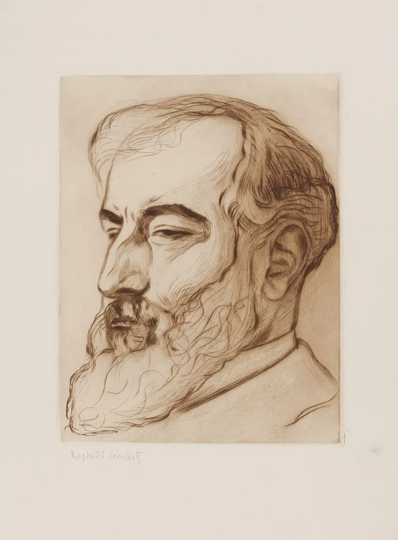Portrait Du Peintre Henri Martin Wall Art by Raphael Schwartz - High-Resolution Digital Print