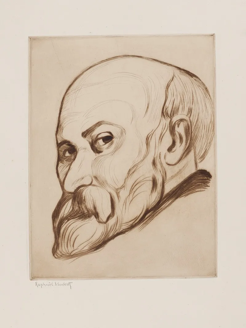Portrait Du Peintre Paul Cezanne Wall Art by Raphael Schwartz - High-Resolution Digital Print
