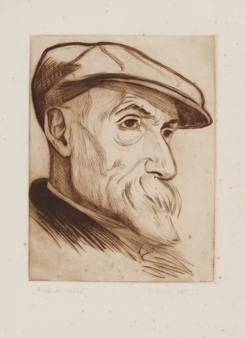 Portrait Du Peintre Renoir Wall Art by Raphael Schwartz - High-Resolution Digital Print