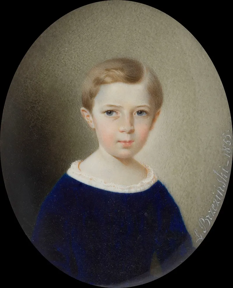 Portrait Dun Enfant Wall Art by Leon Brzeziński - High-Resolution Digital Print
