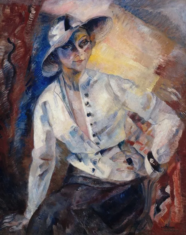 Portrait Dyvonnes Printemps 1894 1977 Comedienne Et Chanteuse by Marguerite Barthélemy - High-Resolution Digital Print