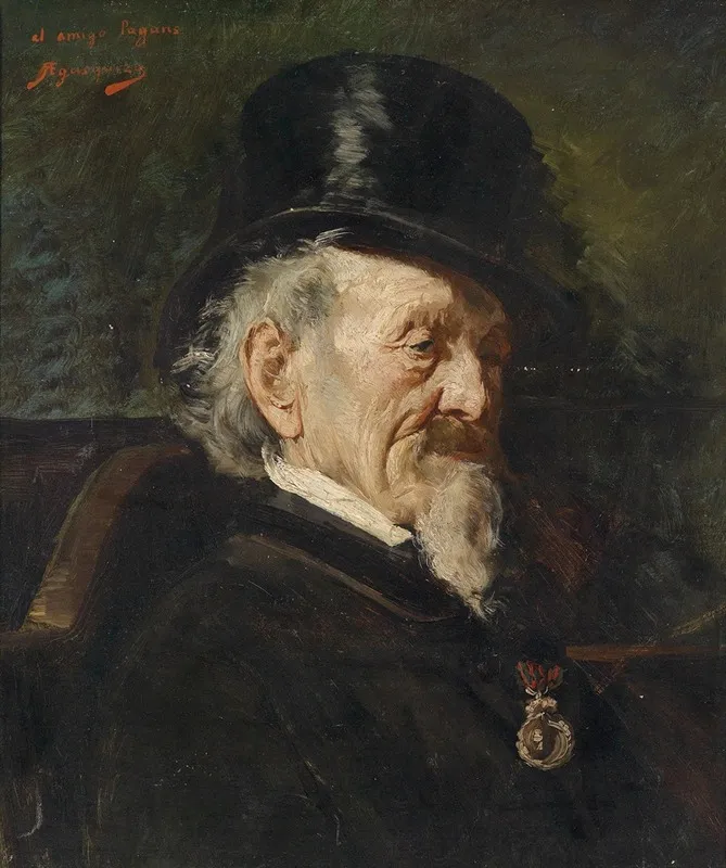 Portrait Eines Herrn Mit Orden