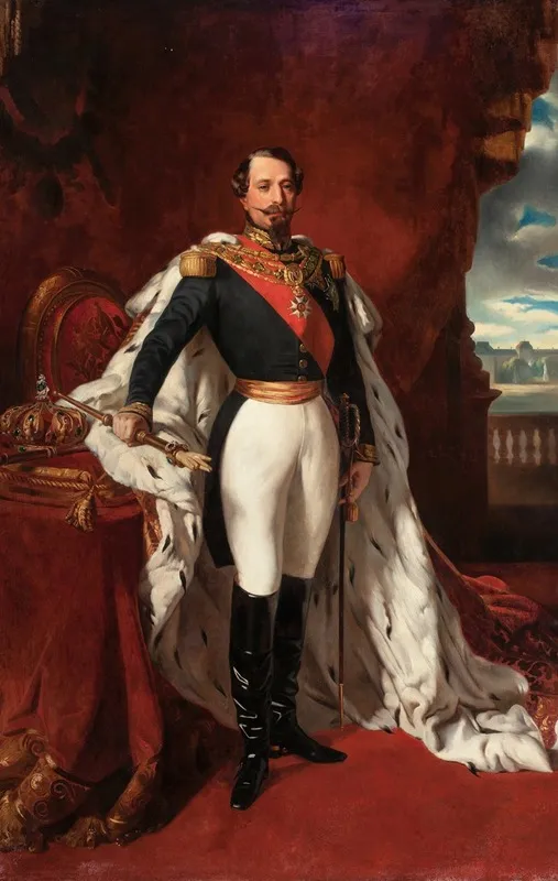 Portrait En Lempereur Napoleon Iii Wall Art by Follower Of Franz Xaver Winterhalter - High-Resolution Digital Print