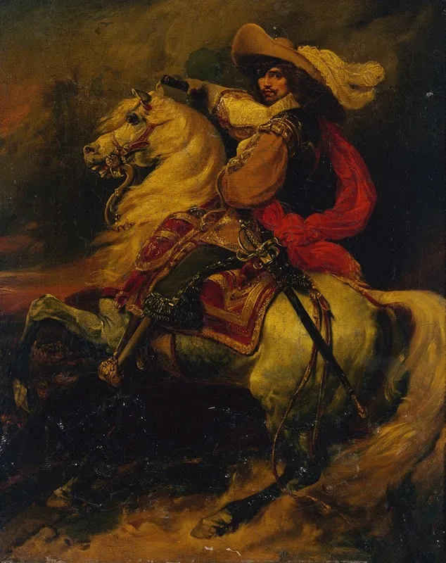 Portrait Equestre De Josias Comte De Rantzau 1609 1650 Marechal De France