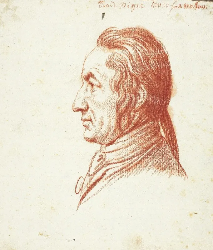 Portrait Head Of A Man In Profile