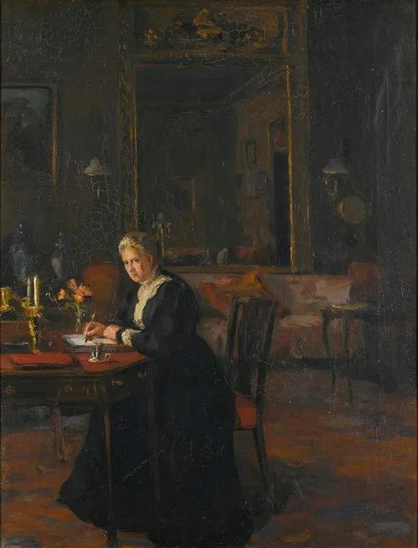 Portrait Interior Louisa Caroline Elizabeth Hamilton