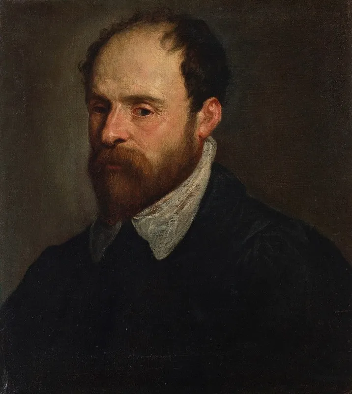 Portrait Of A Bearded Gentleman 3 Wall Art by Francesco Bassano the Younger - High-Resolution Digital Print