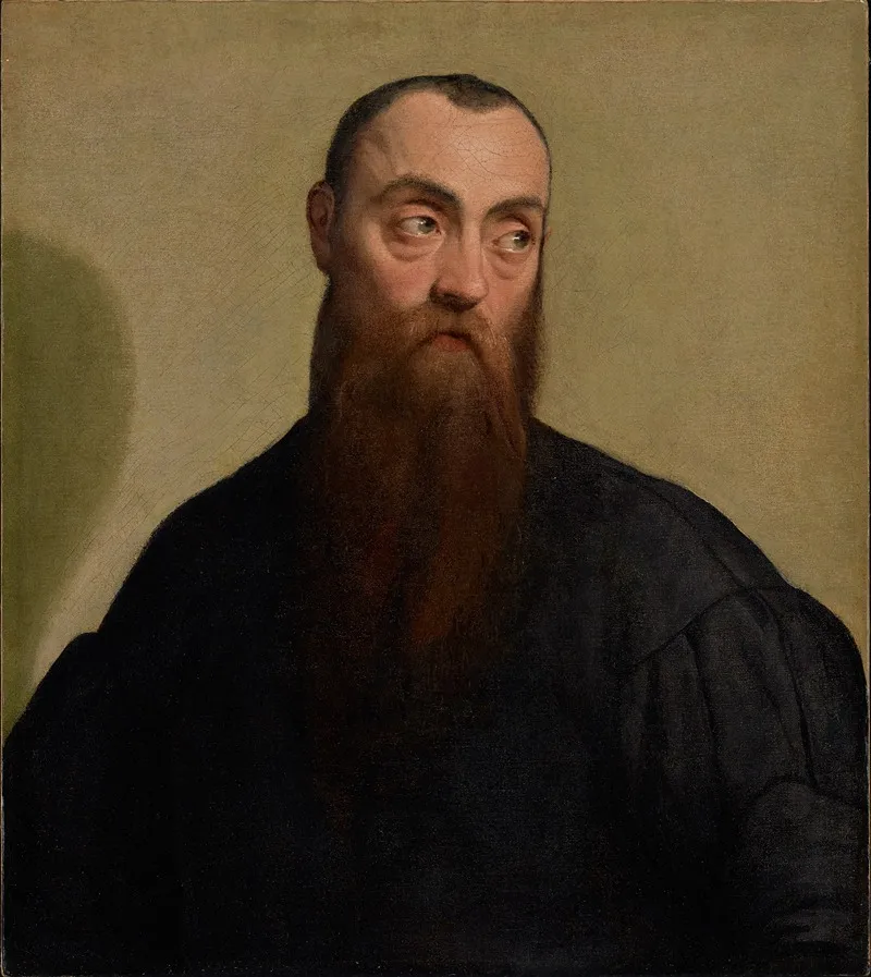 Portrait Of A Bearded Man 2 Wall Art by Jacopo Bassano - High-Resolution Digital Print