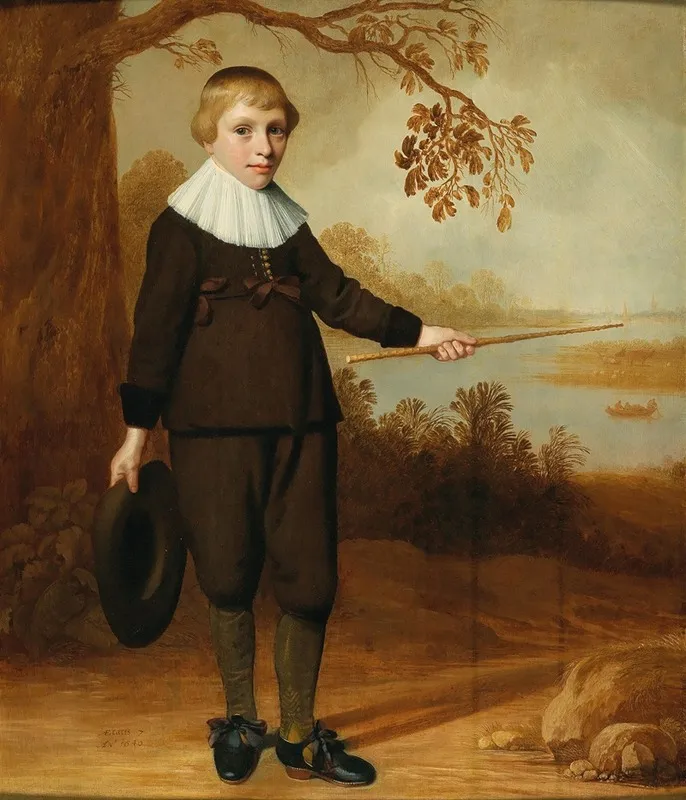 Portrait Of A Boy 13 Wall Art by Jan Daemen Cool - High-Resolution Digital Print