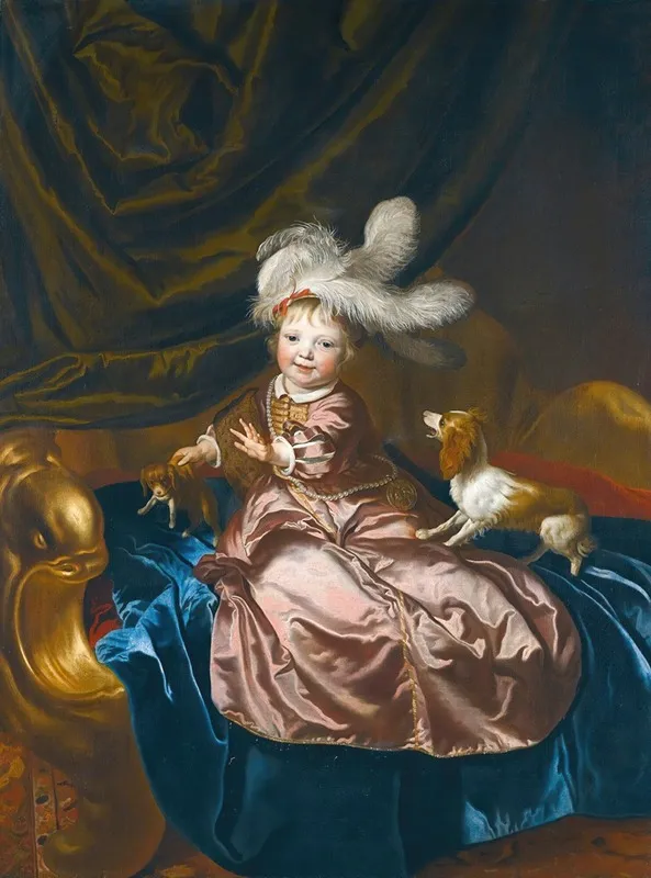 Portrait Of A Boy 18 Wall Art by Jacob Van Loo - High-Resolution Digital Print