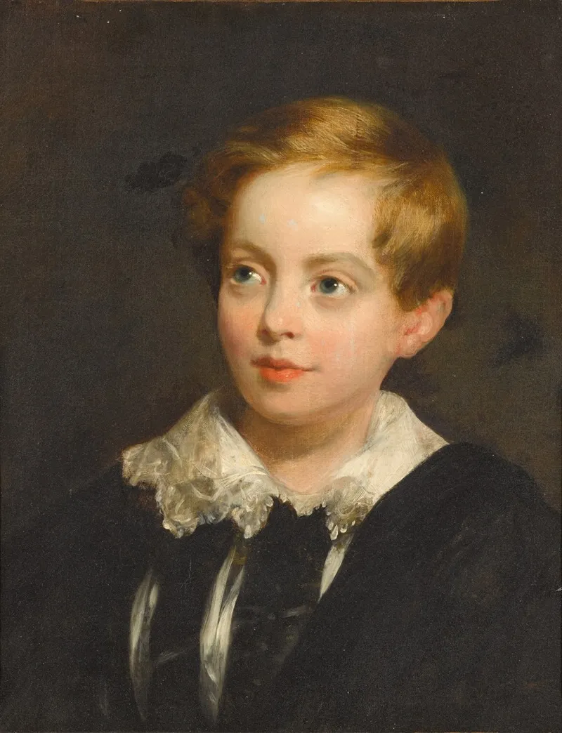 Portrait Of A Boy 56 Wall Art by John Wood - High-Resolution Digital Print