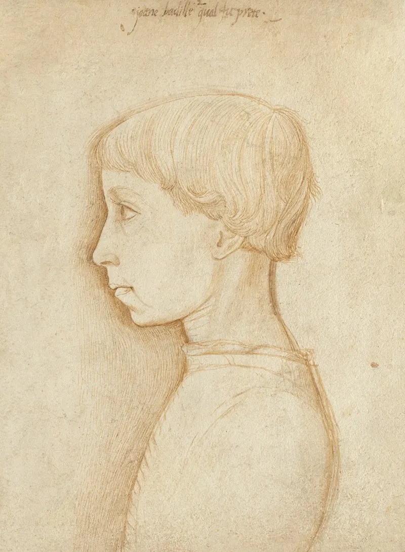 Portrait Of A Boy In Profile Wall Art by Giovanni Badile - High-Resolution Digital Print
