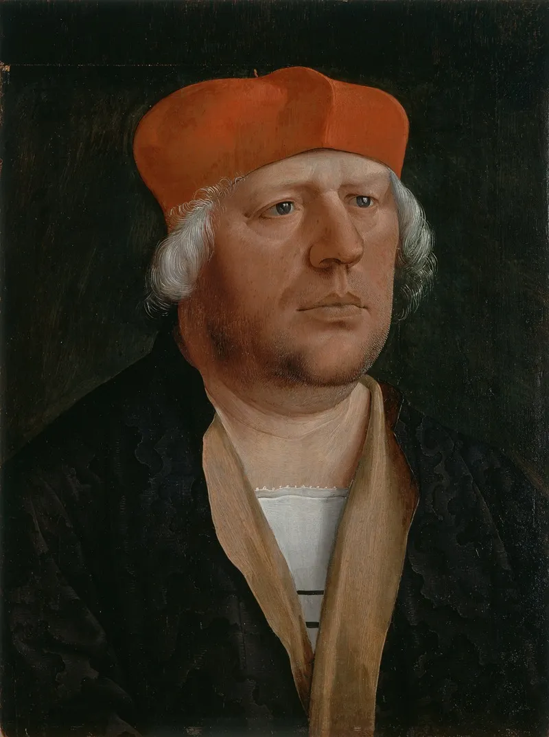 Portrait Of A Canon Probably Canon Johann Rieper Of Brixen Wall Art by Marx Reichlich - High-Resolution Digital Print