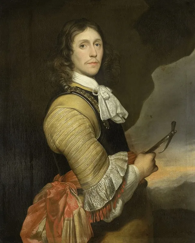 Portrait Of A Captain Wall Art by Nicolaas Wieringa - High-Resolution Digital Print