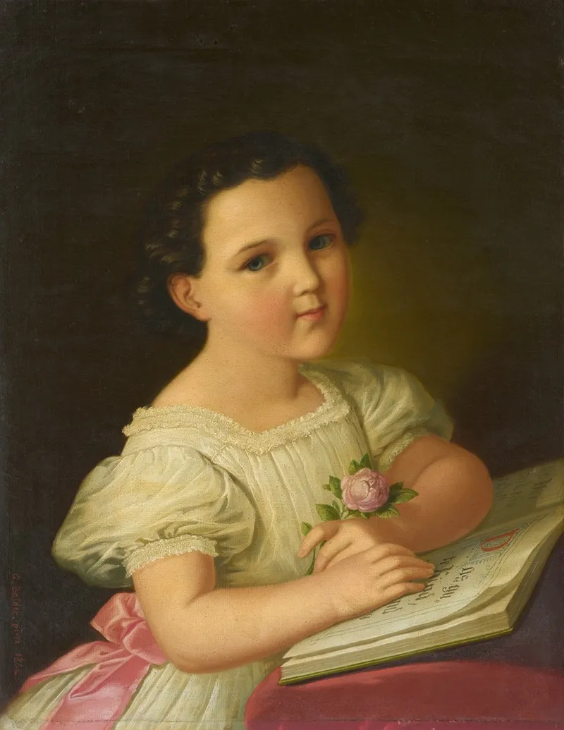 Portrait Of A Child 21 Wall Art by Georg Balder - High-Resolution Digital Print