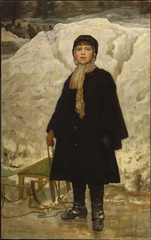 Portrait Of A Child 2 Wall Art by Eastman Johnson - High-Resolution Digital Print