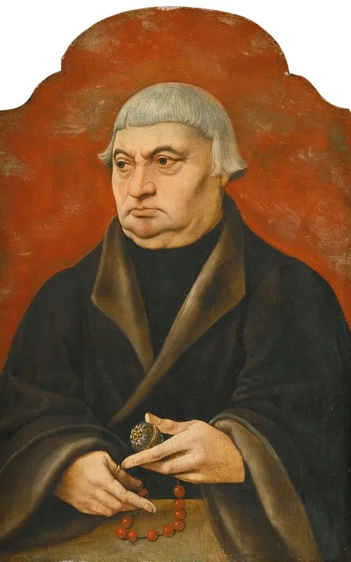 Portrait Of A Cleric With A Rosary