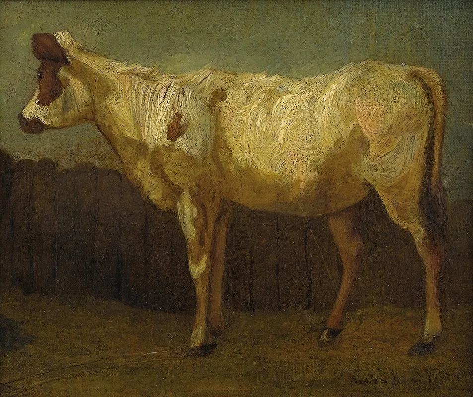Portrait Of A Cow Wall Art by James Ward - High-Resolution Digital Print