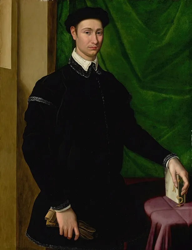 Portrait Of A Gentleman 11 Wall Art by Jacopino del Conte - High-Resolution Digital Print